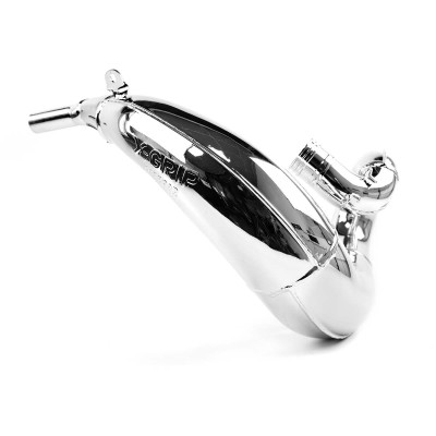 X-GRIP Exhaust Pipe Factory Shiny silver Couleur:silver