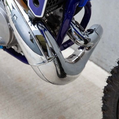 X-GRIP Exhaust Pipe Factory Shiny silver Couleur:silver