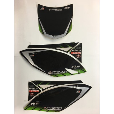 FONDS DE PLAQUE 250/450 KXF REPLICA TEAM BUD RACING 2009 