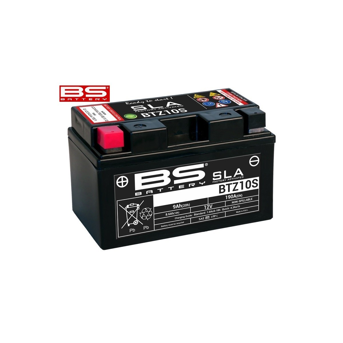 Batterie BS BATTERY SLA sans entretien activé usine 