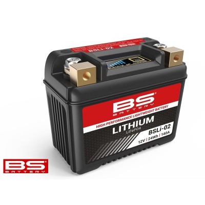 Batterie BS Lithium-Ion 12v-2Ah BSLI02 - Universelle MX/Enduro et + 