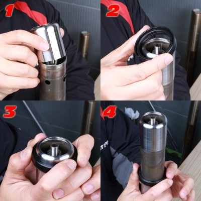 Guide d'insertion de spy et cache poussière 