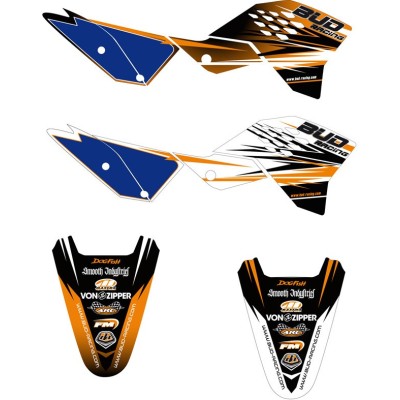 Kit déco BUD RACING 50 KTM 09 