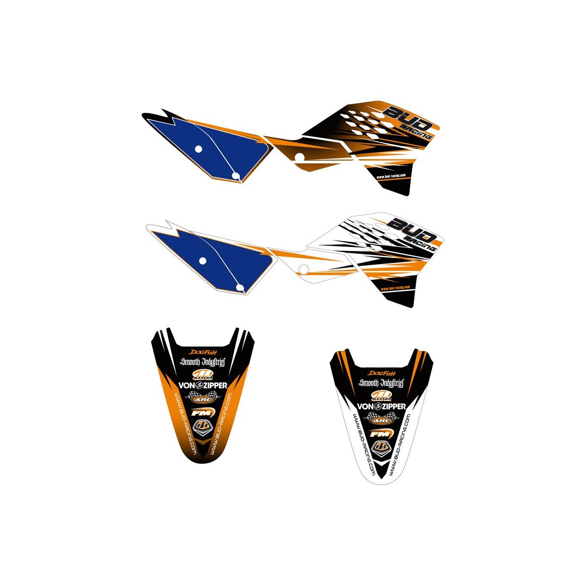 Kit déco BUD RACING 50 KTM 09 