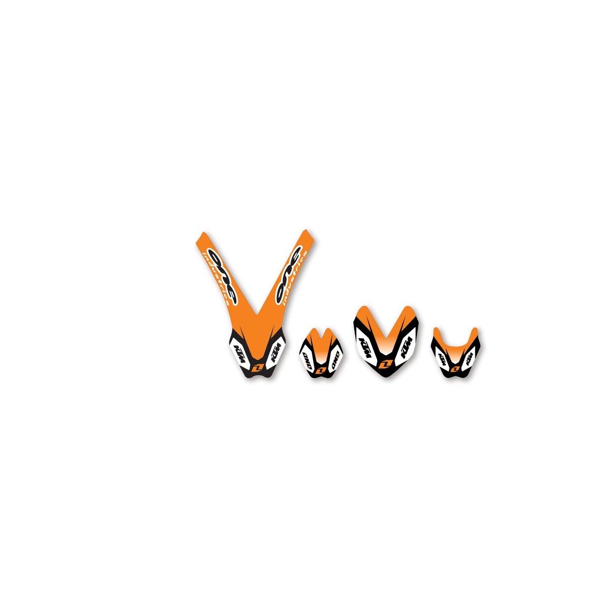 Sticker de GB avant One KTM 