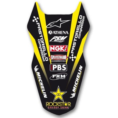 DECO DE GARDE BOUE ARRIERE SUZUKI BUD RACING ROCKSTAR 