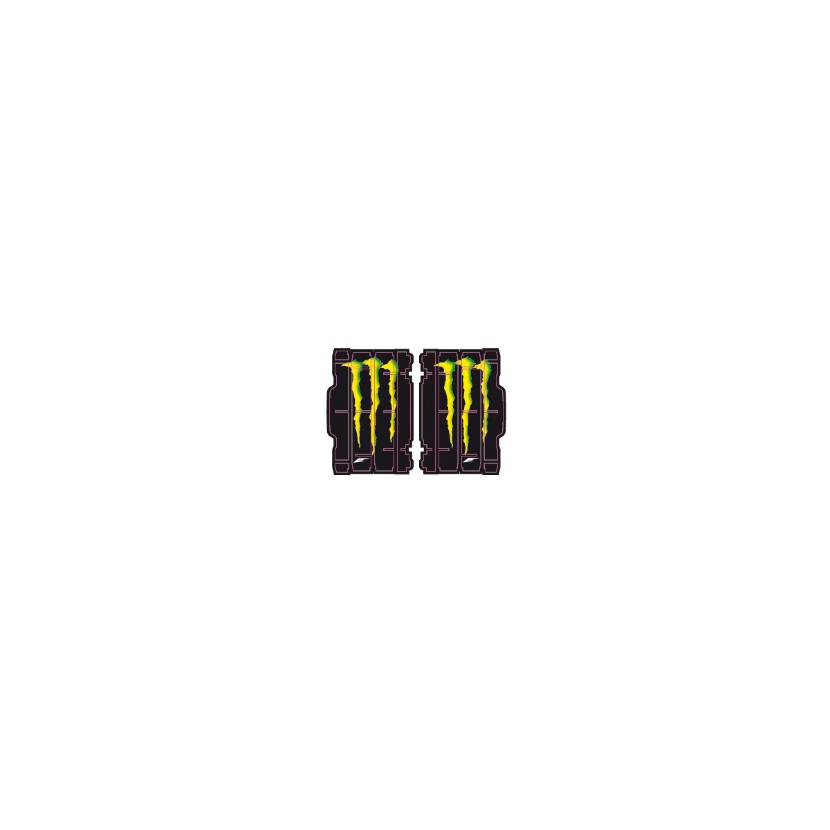 Deco grille radiateur monster 