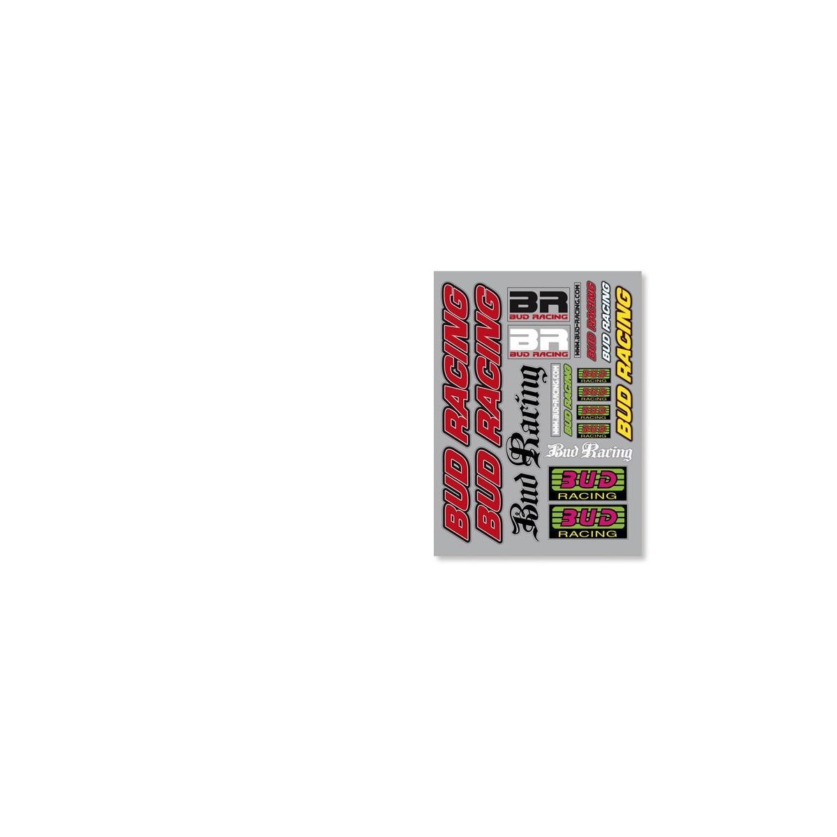 Planche stickers BUD (prédécoupés) 