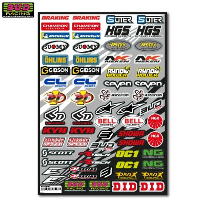 Planche stickers Micro logos  