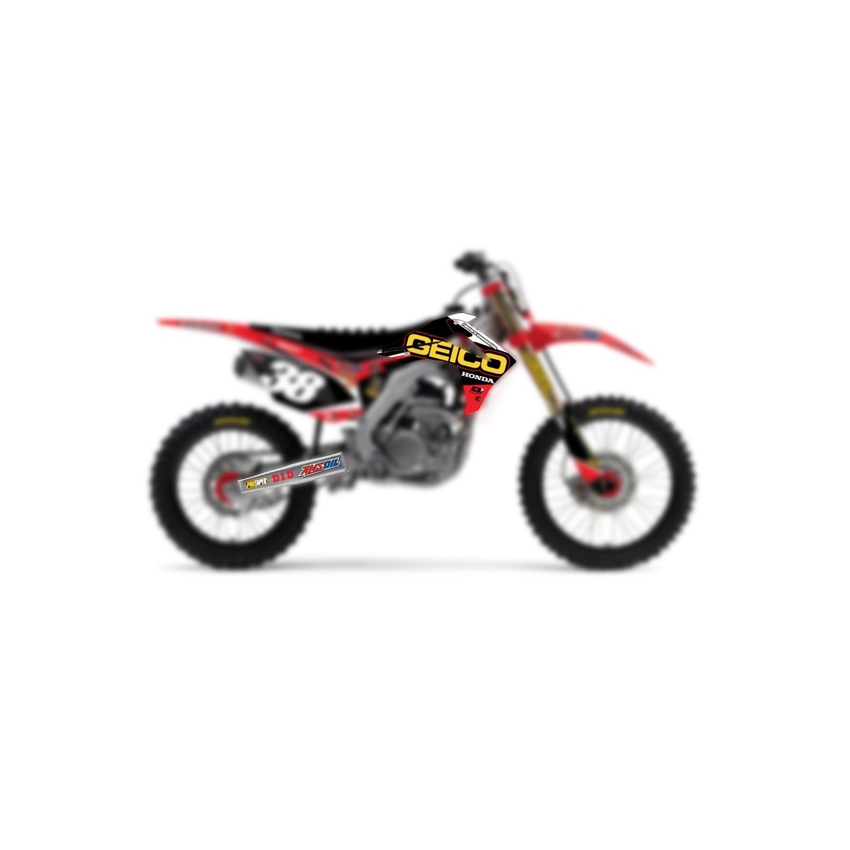 Kit déco seul D'Cor Team Honda Geico 