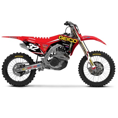 Kit déco seul D'Cor Team Honda Geico 
