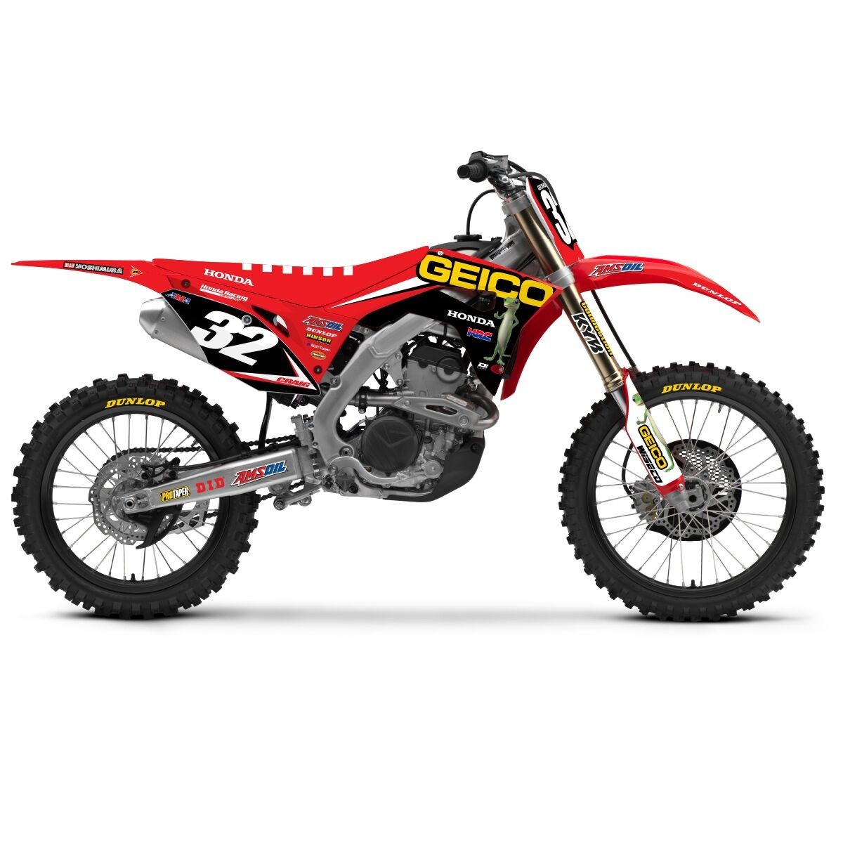 Kit déco seul D'Cor Team Honda Geico 