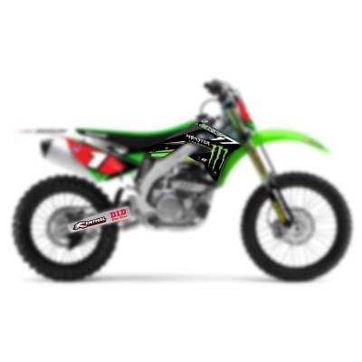 Kit déco seul D'Cor Team Monster Kawasaki 