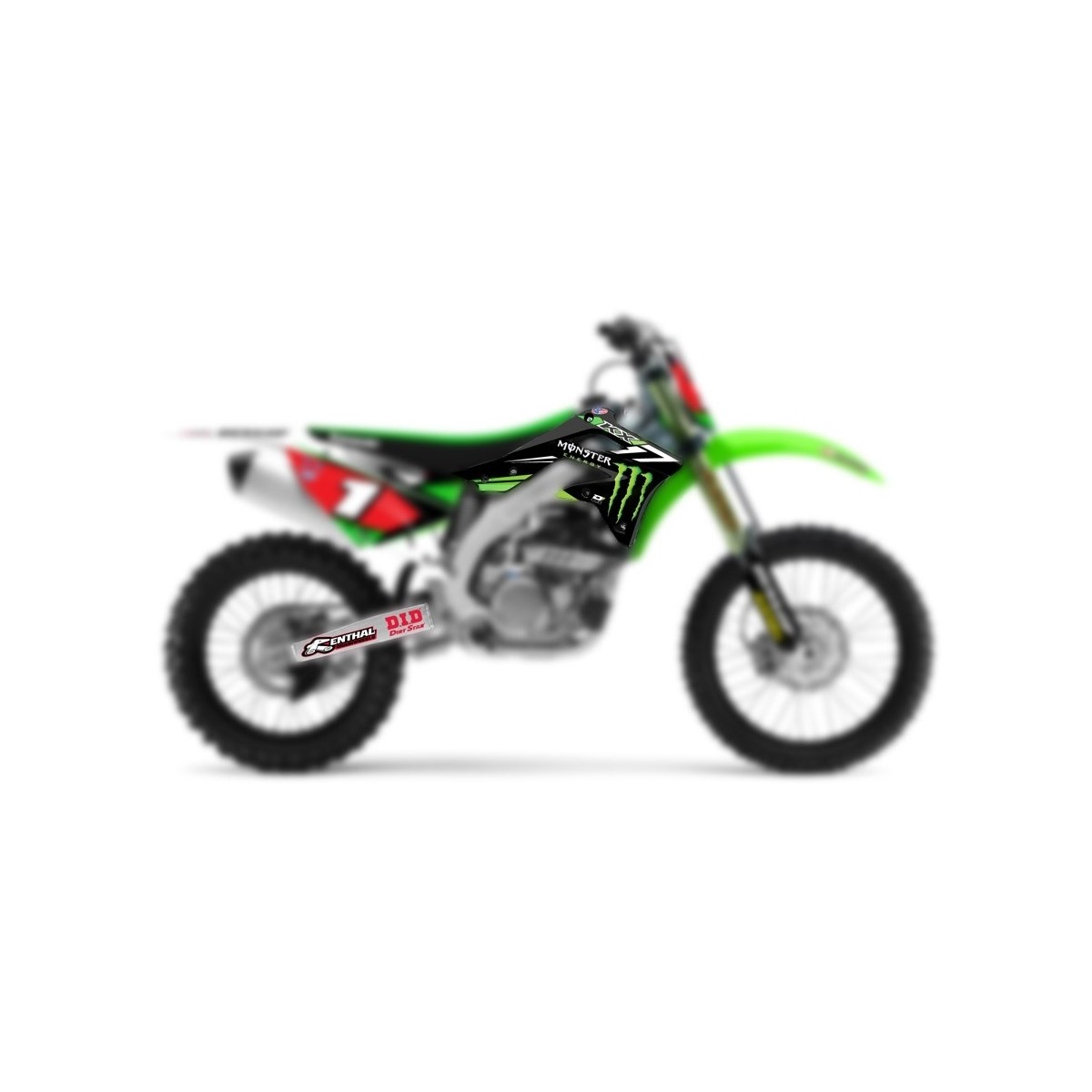 Kit déco seul D'Cor Team Monster Kawasaki 