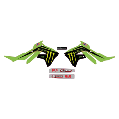 Kit déco seul D'Cor Team Monster Kawasaki 