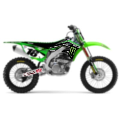 Kit déco seul D'Cor 15 Team Monster Kawasaki  
