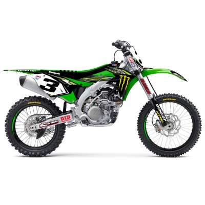 Kit déco seul D'Cor Team Monster Kawasaki 