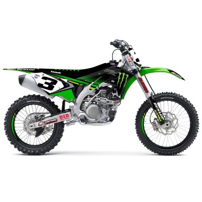 Kit déco seul D'Cor Team Monster Kawasaki 