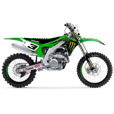 Kit déco seul D'Cor Team Monster Kawasaki 