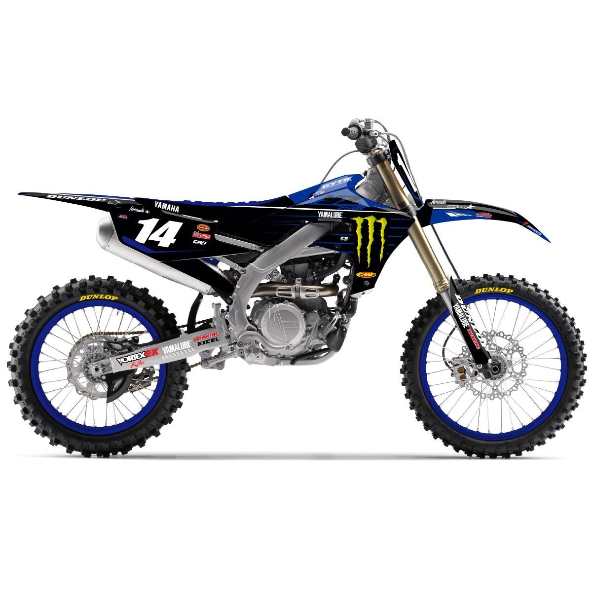 Kit déco seul D'Cor Team Yamaha Star Racing 