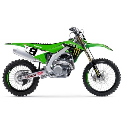 Kit déco complet D'Cor Team Monster Kawasaki 