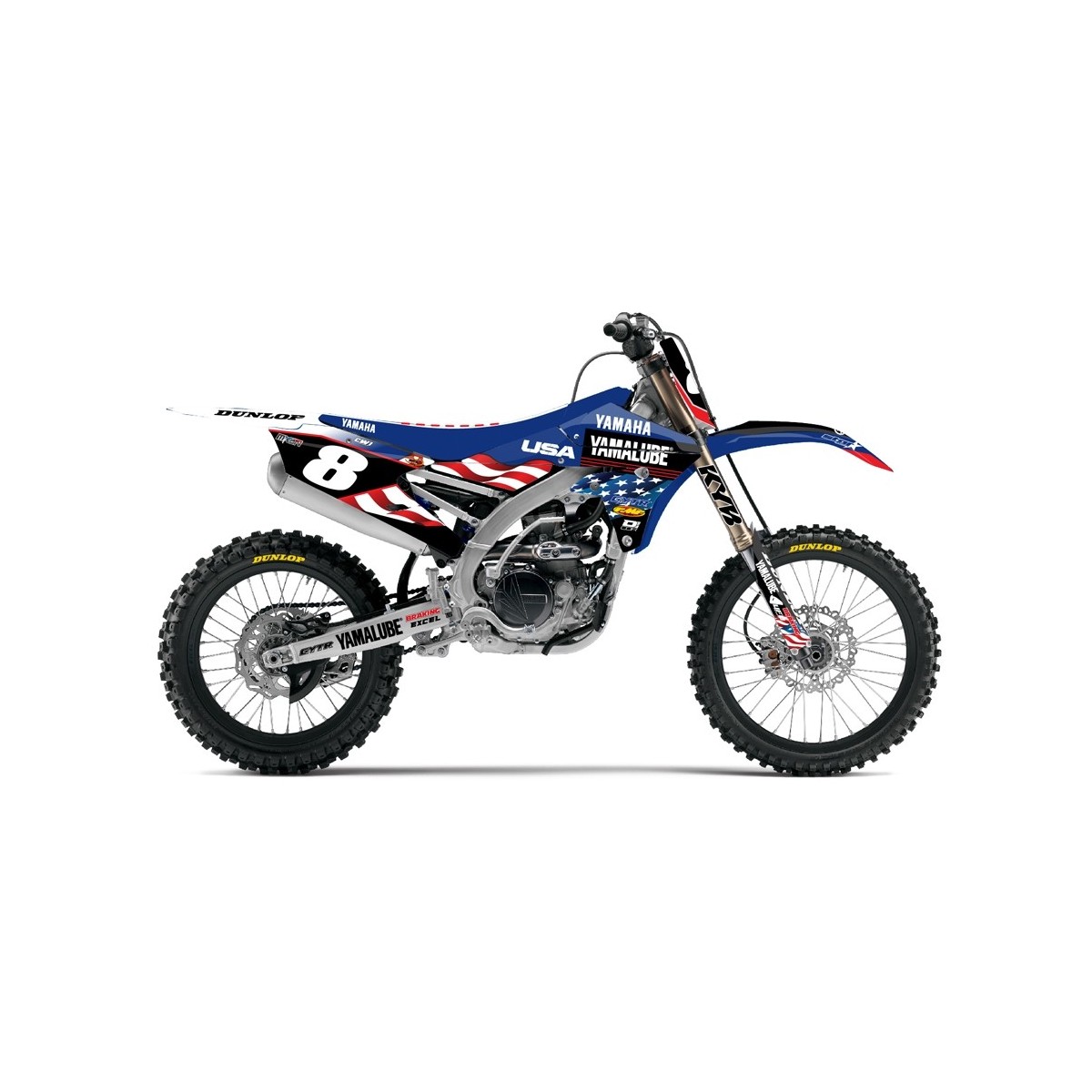 Kit déco complet D'Cor Yamaha Star Racing MXDN 