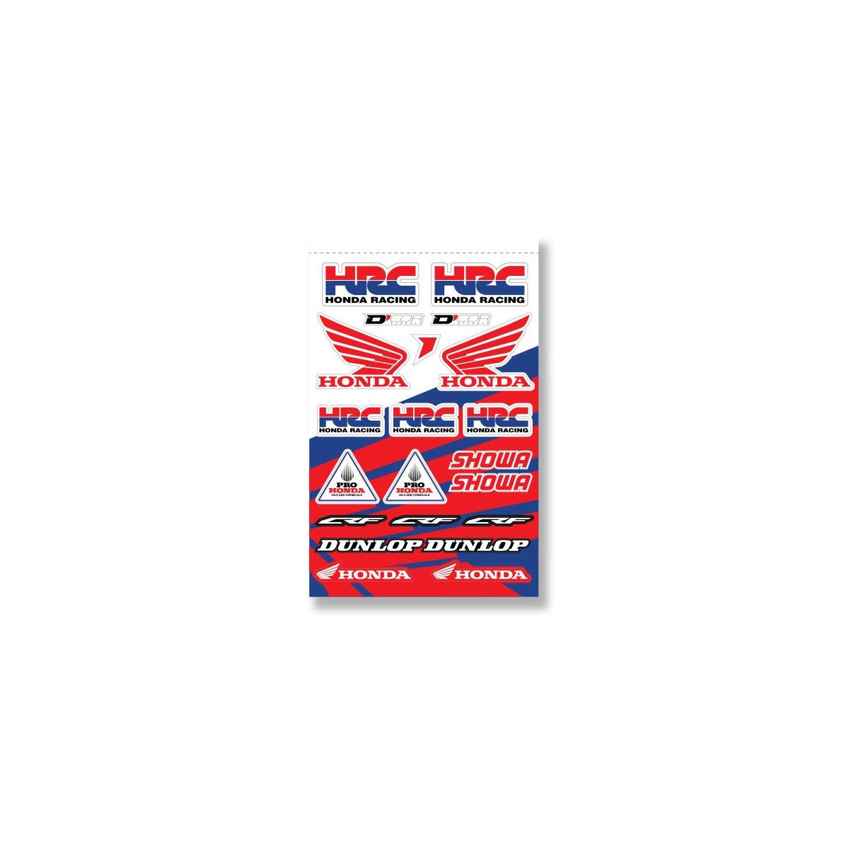 Planche de stickers D'cor Team Honda HRC 