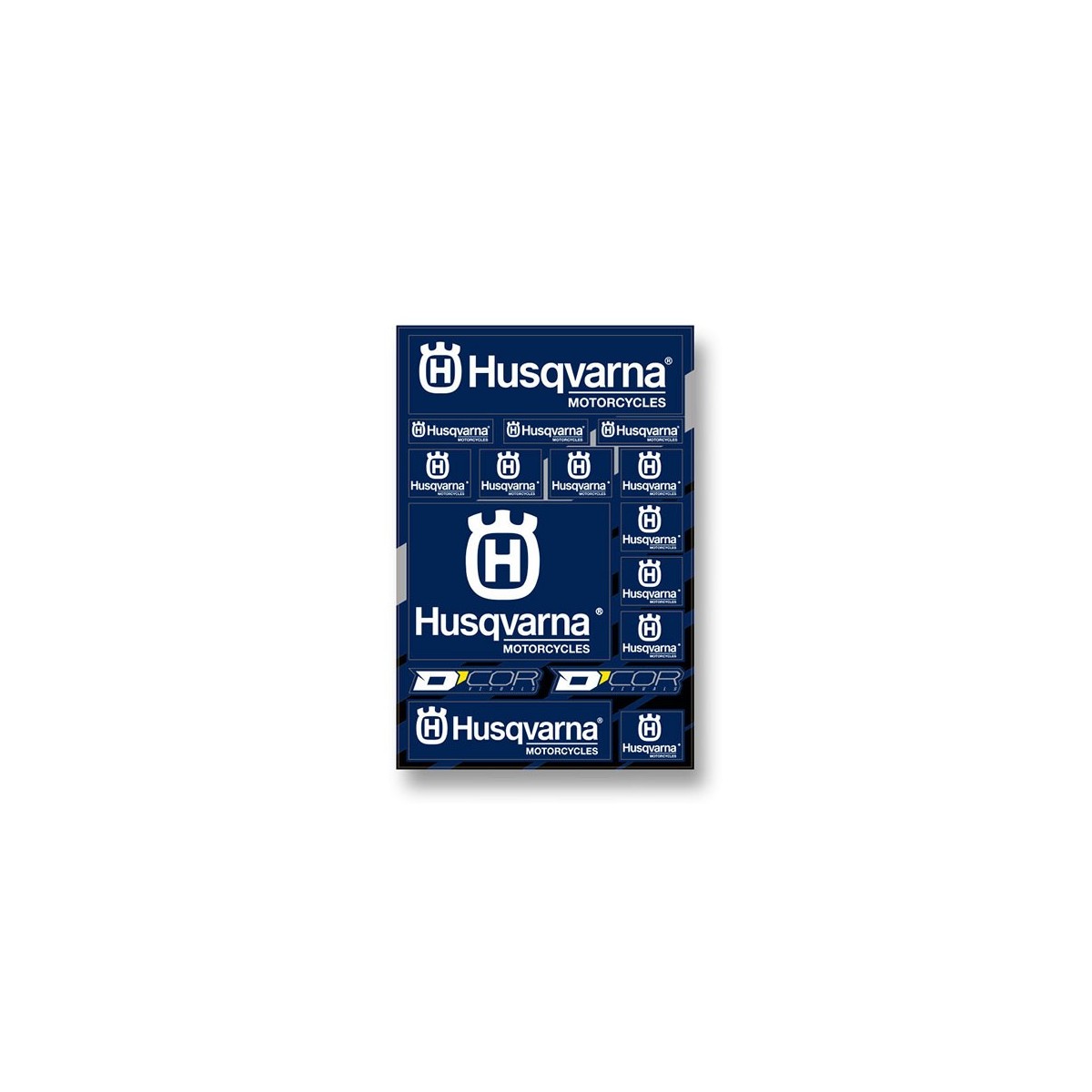 Planche de stickers D'cor Husqvarna 