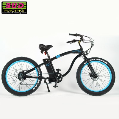Vélo Electrique Beach cruiser Bud racing Line Noir/Aqua 