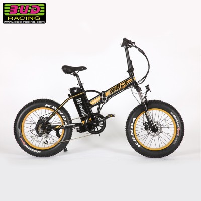 Vélo électrique pliable Bud Noir/Moutarde 