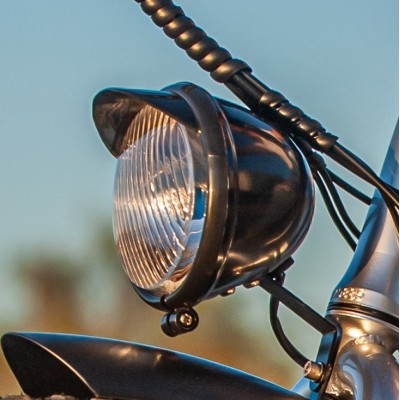 Eclairage avant Led Old School pour vélo BUD RACING  