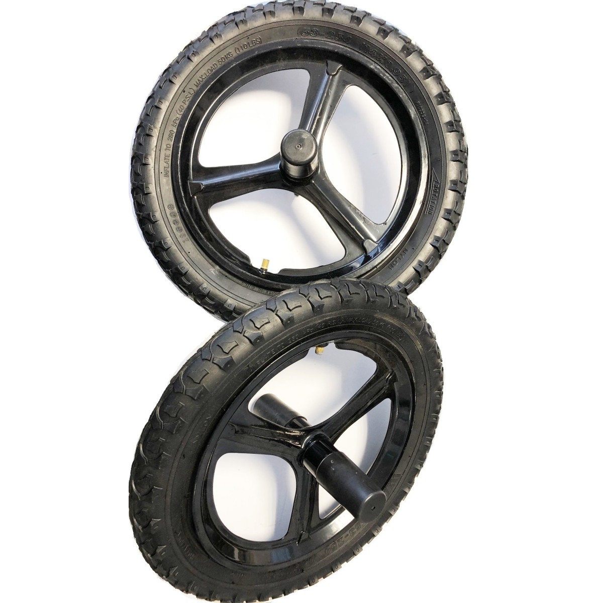 Roues avant/arrière ALU 14" pour Draisienne électrique BUD Mini E push 