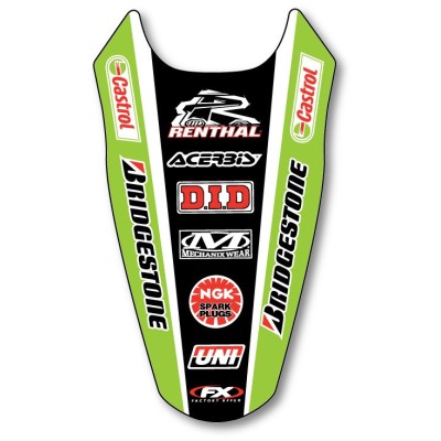 Déco de garde boue arrière FX KAWASAKI 