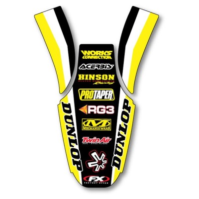 Déco de garde boue arrière FX SUZUKI 