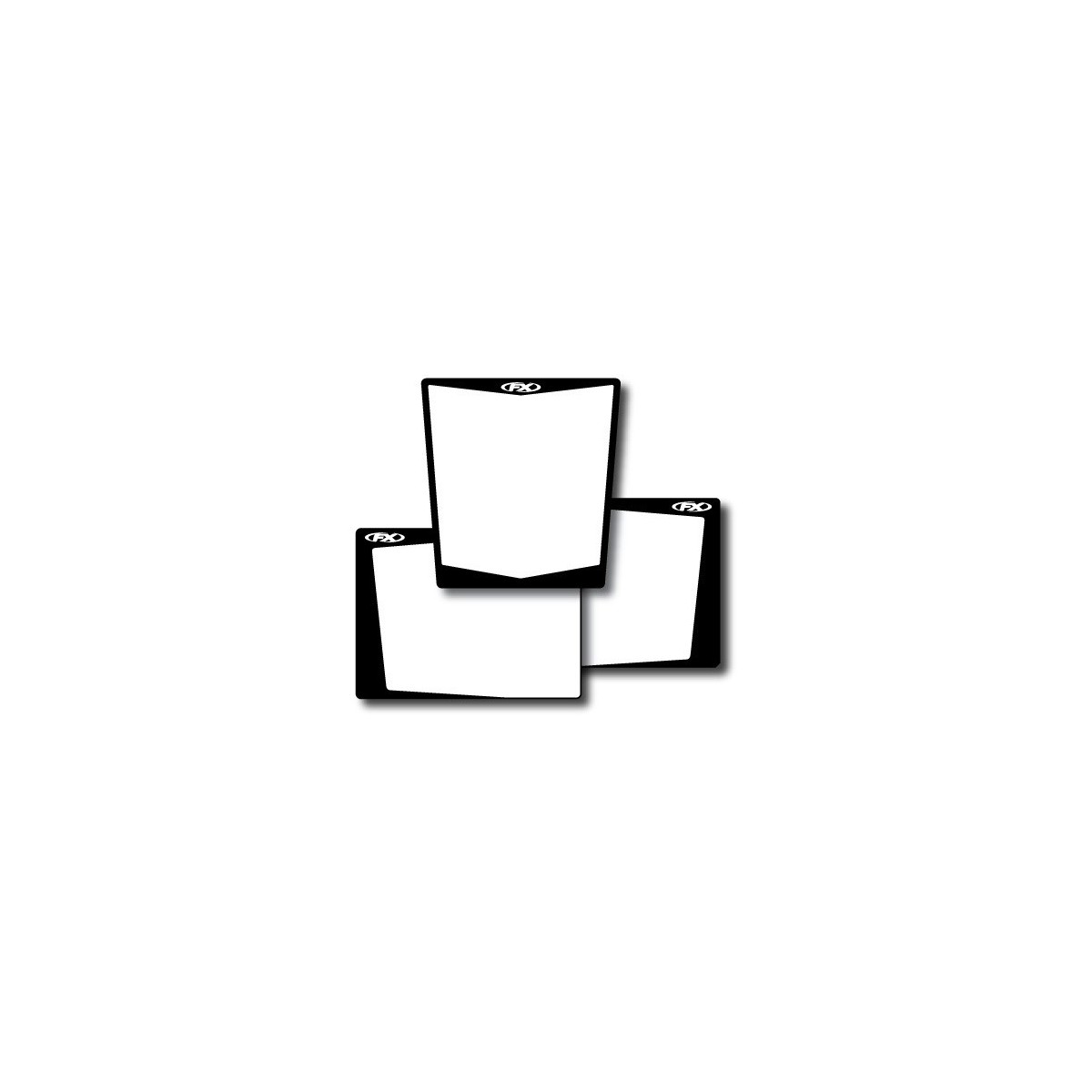 Fonds de plaques blancs FX 