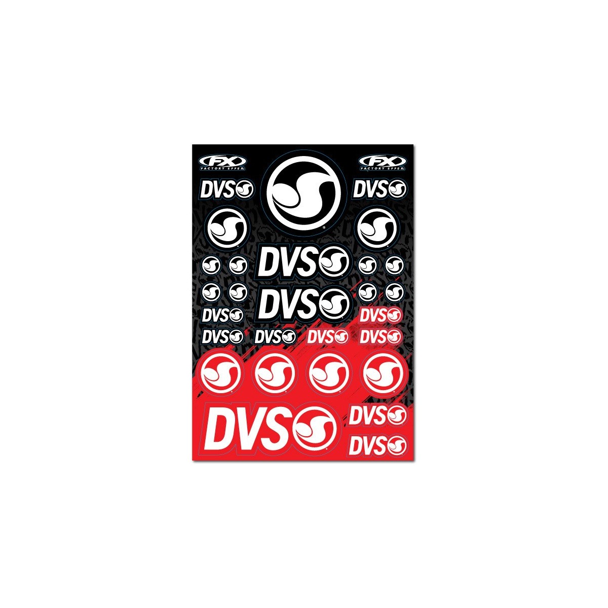 Planche stickers FX DVS 