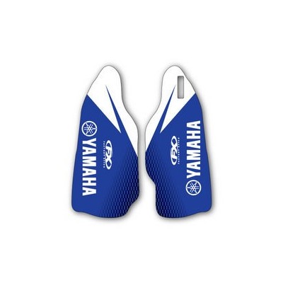 Déco de protèges fourches FX YAMAHA bleu 
