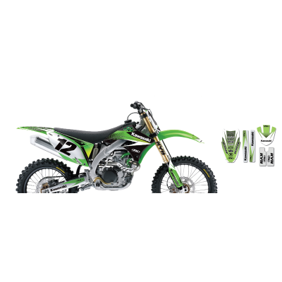 Kit déco GB AV/AR, bras oscillant, fourche FX 125/250 KX 99-02 