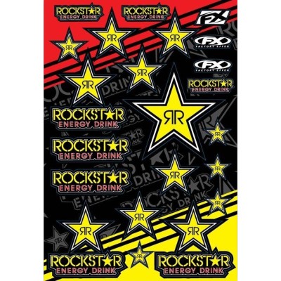 PLANCHE STICKERS FACTORY EFFEX ROCKSTAR GOLD 