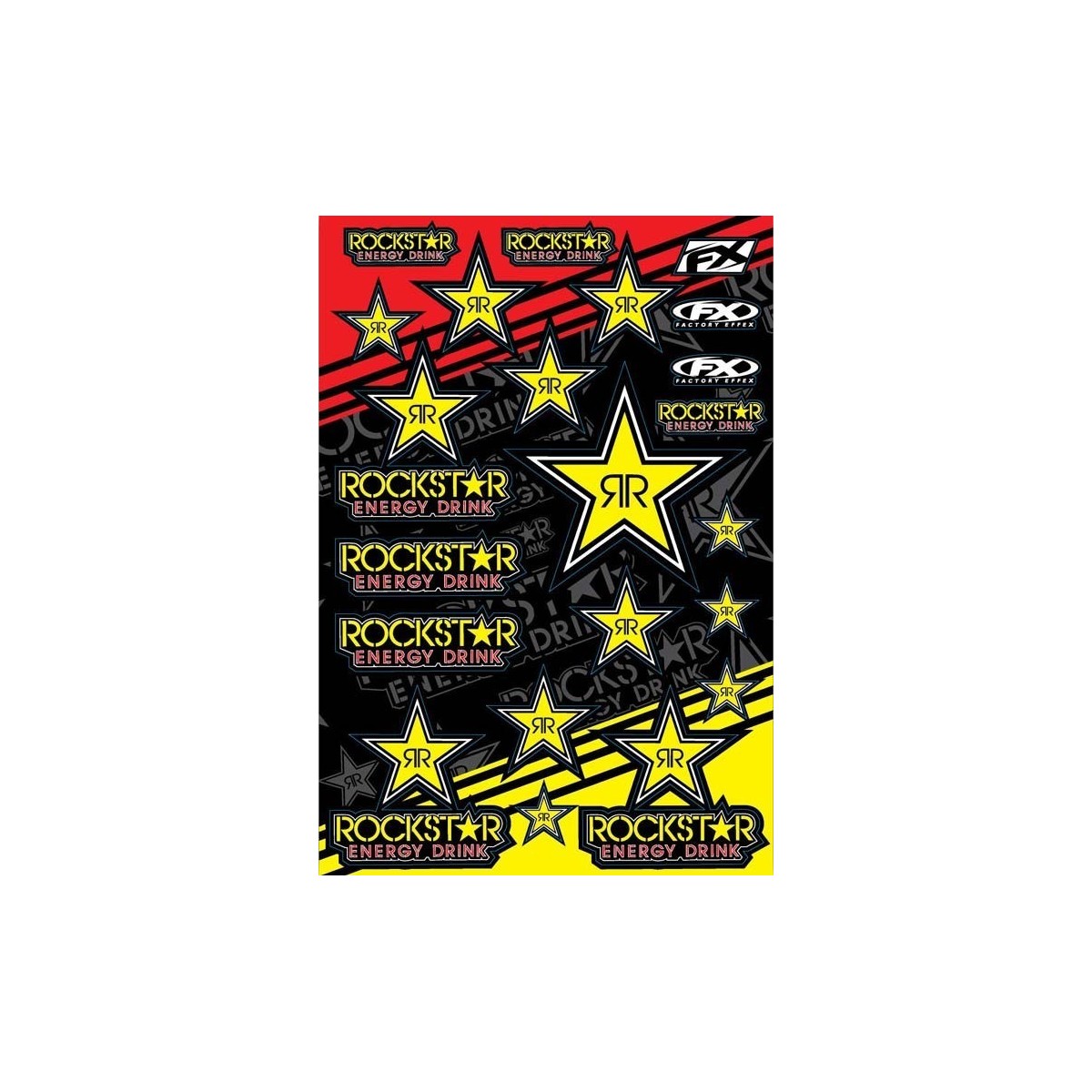 PLANCHE STICKERS FACTORY EFFEX ROCKSTAR GOLD 