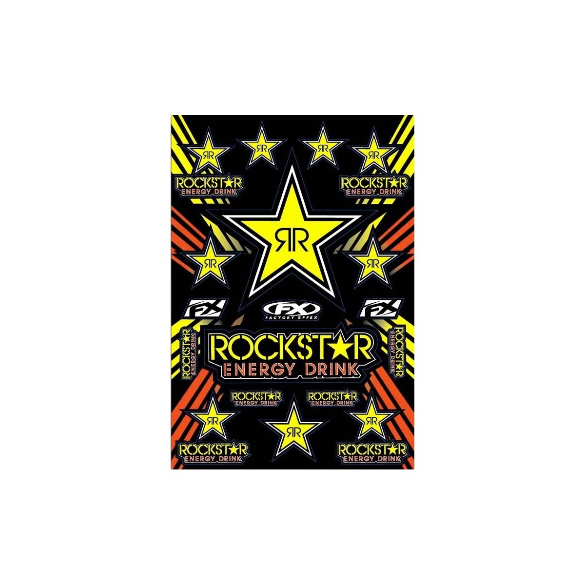 PLANCHE STIKERS FACTORY EFFEX ROCKSTAR YELLOW 