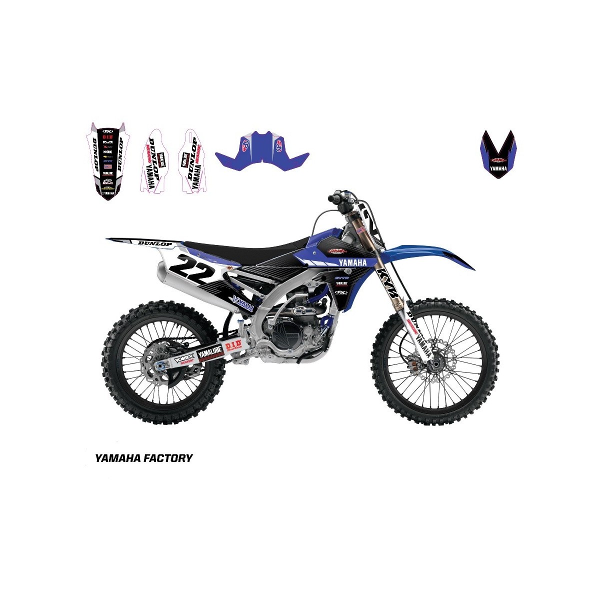 Kit déco complet FX16 Yamaha Factory 