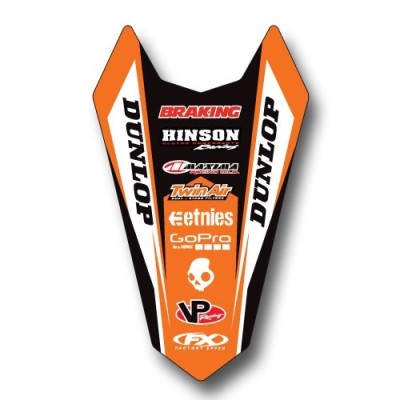 Déco de garde boue arrière FX KTM 