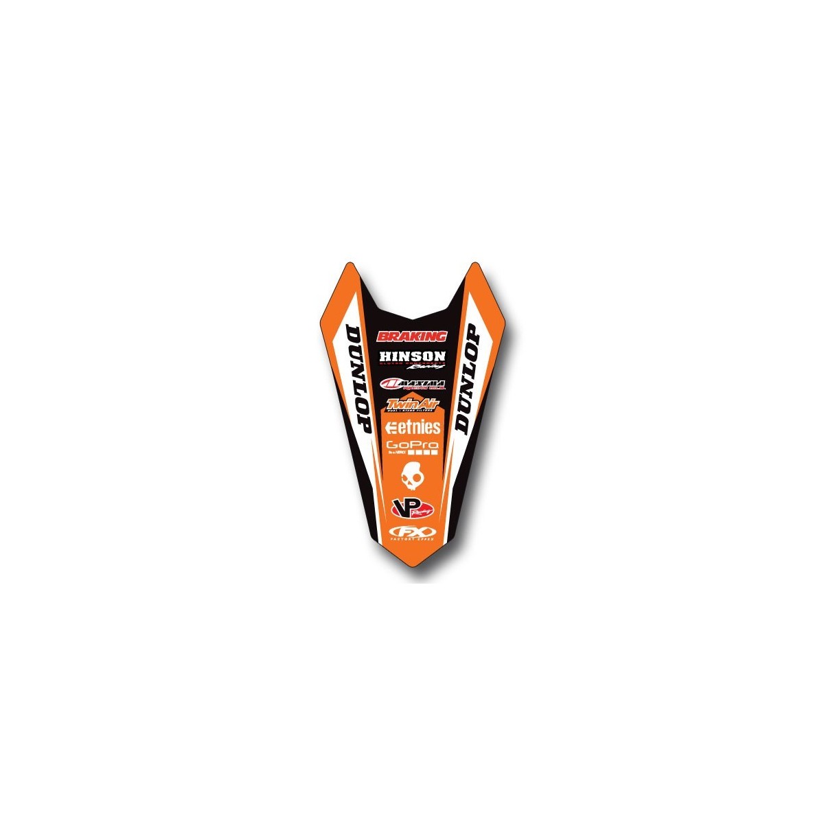 Déco de garde boue arrière FX KTM 