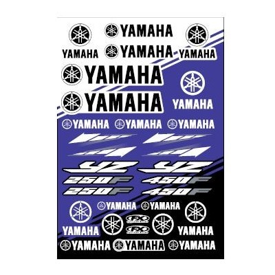Planche de stickers Yamaha YZ Factory Effex 