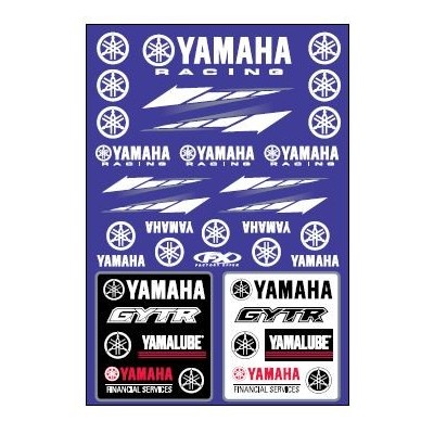 Planche de stickers Yamaha Racing Factory Effex 