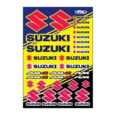 Planche de stickers Suzuki RMZ Factory Effex 