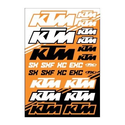 Planche de stickers KTM SX Factory Effex 