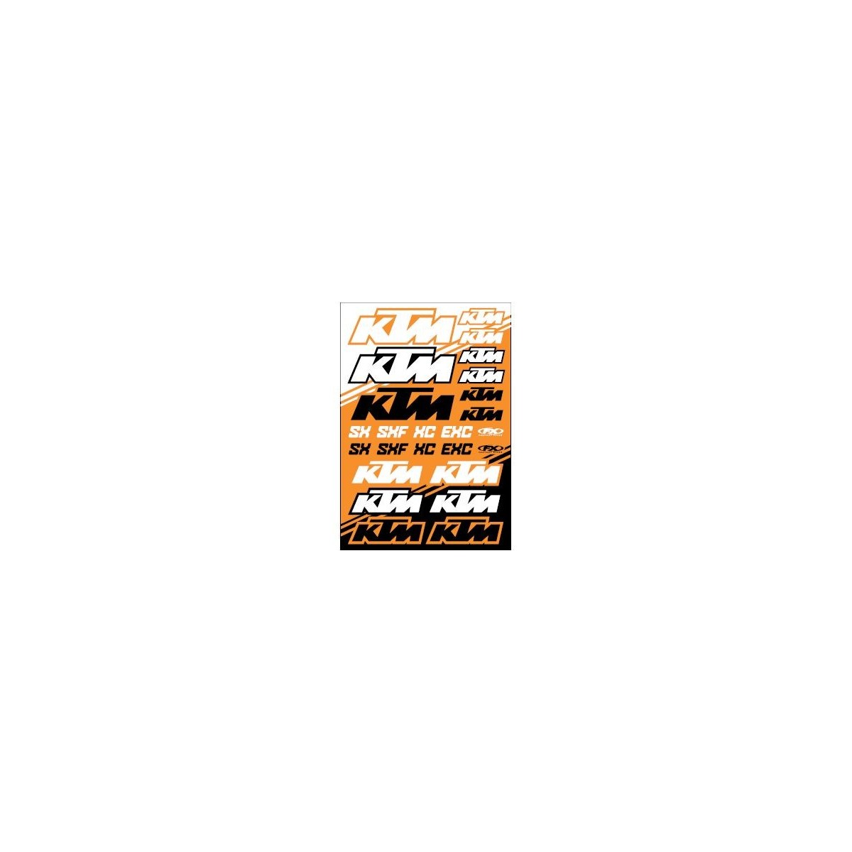 Planche de stickers KTM SX Factory Effex 