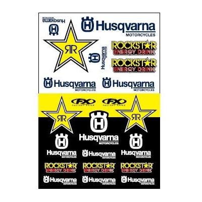 Planche de stickers Husqvarna Racing FX 